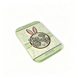 Caja de Cartón Magnética Personalizada para Paleta de Sombras de Ojos, Empaque Cosmético Rígido de Lujo con Espejo, Cierre Magnético y Lámina Dorada - Product Image 2