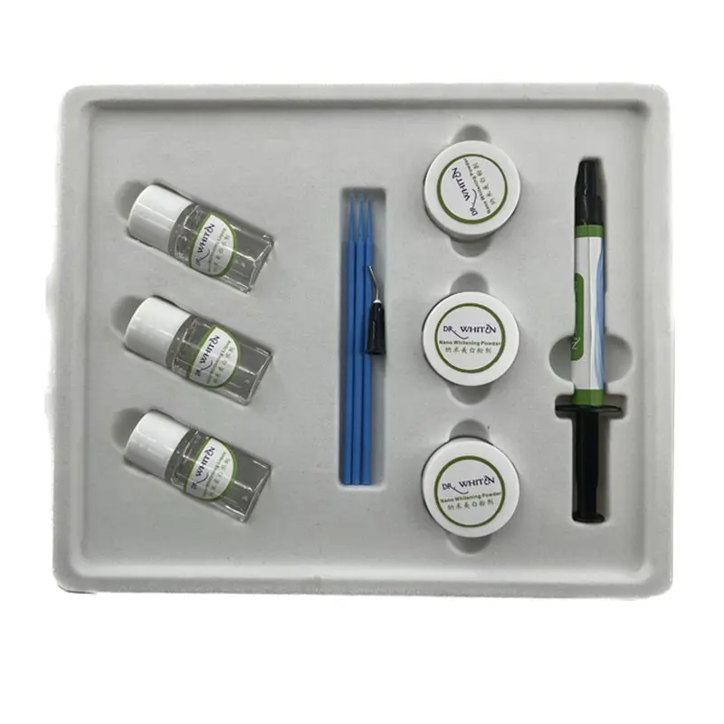 Kit sbiancante dentale professionale gel sbiancante per denti/Dr. whitening kit trattamento gel sbiancante dentale