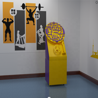 Vente directe usine : Petite machine de jeu de puzzle en métal pour l'extérieur/intérieur