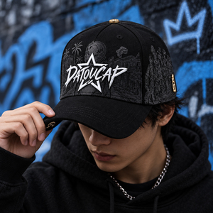 Gorra de Béisbol Bordada Personalizada, Gorras de Béisbol de 5 Paneles al por Mayor, Bordado 3D Premium, Estilo Urbano, Detalle Metálico - Product Image 6