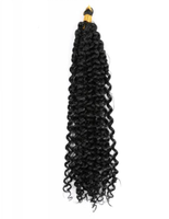 Extensions de cheveux synthétiques ondulés de 14 pouces pour tresses au crochet, doux, volumineux, sans nœuds, bouclés, en gros