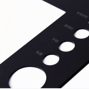 แผ่นพลาสติกอิเล็กทรอนิกส์อุตสาหกรรมแบบกำหนดเองสำหรับแผงควบคุมแบบพิมพ์ลาย OEM แผ่นอะคริลิกแบบกำหนดเองสำหรับแผงด้านหน้า แผ่นพลาสติก PVC - Product Image 2