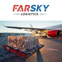 Le transport aérien FBA Amazon le moins cher de Chine vers les États-Unis/Royaume-Uni/Allemagne/France avec Farsky Logistics et assistance 24h/24 et 7j/7