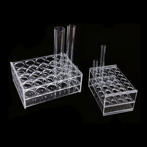 Tianlian 2 10 15ml santrifüj Test tüpü pleksiglas tutucu destek şeffaf akrilik cam Test tüpü tutucu 3 6 8 12 24 48 96 delik - Product Image 2