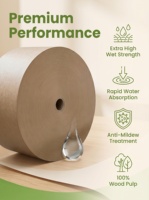 Papier de refroidissement enduit de résine pour élevages bovins, élevages avicoles, rideaux humides pour élevages, 95g7401100