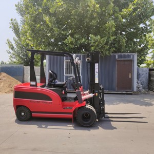 รถยกไฟฟ้า 3 ตัน ที่เชื่อถือได้ พร้อมแบตเตอรี่ที่ใช้งานได้ยาวนานและล้อสองแถว ออกแบบมาเพื่อการใช้งานที่แข็งแกร่ง - Product Image 5