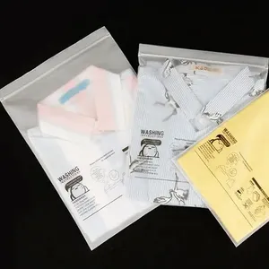 Clear Poly Packaging Plastic Clothes Dustproof Covers Full Zipper Covers Dry Hanging Dust-Proof Garment Custom Polymailer Bags