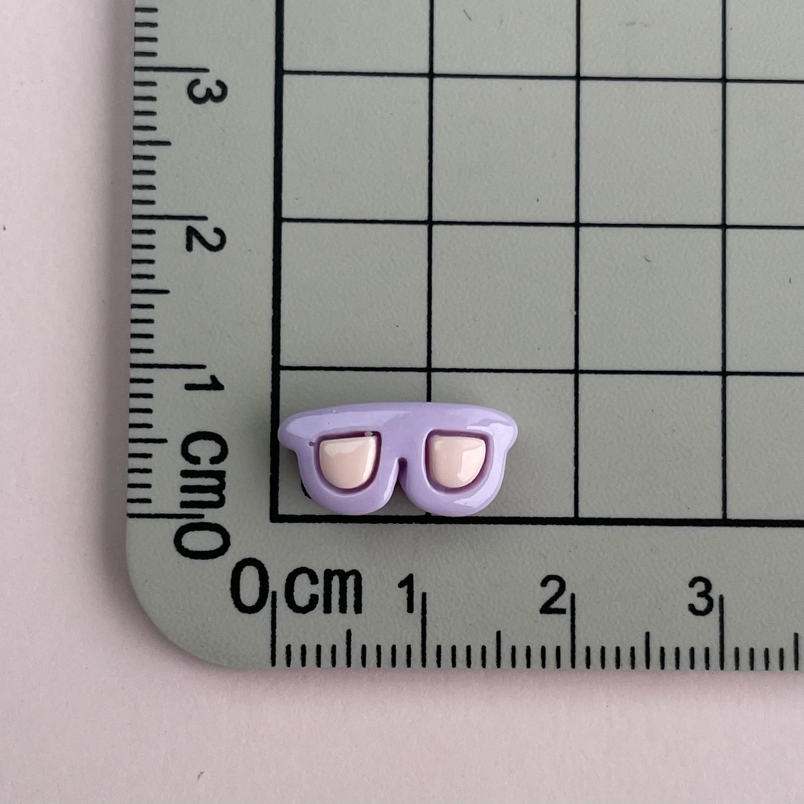 2*purple glasses small