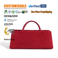 Sac fourre-tout de luxe en daim et cuir véritable, grande capacité, style urbain minimaliste, sac à bandoulière pour femme, vente en gros, fournisseur d'usine OEM