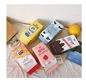 <span class=keywords><strong>Sac</strong></span> à main bandoulière décontracté en <span class=keywords><strong>cuir</strong></span> PU, motif dessin animé (porc, poulet, canard, tigre, vache, carton de lait), style mode et mignon - Product Image 1