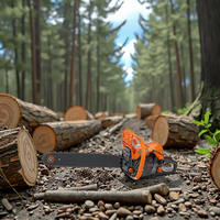 Tronçonneuse Industrielle Professionnelle à Essence de Haute Qualité, Grande Puissance, Idéale Bricolage, Haute Performance de Coupe, Scie à Bois Thermique