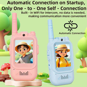 Nuevo Set de <span class=keywords><strong>Walkie</strong></span> <span class=keywords><strong>Talkie</strong></span> para Niños, Juguete Electrónico Infantil con Alcance de <span class=keywords><strong>300m</strong></span> sin Barreras, Efectos de Voz para Navidad, Cumpleaños y Actividades al Aire Libre - Product Image 3