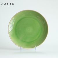 Service de vaisselle en céramique blanche de style simple Joyye, de haute qualité, avec glaçure craquelée