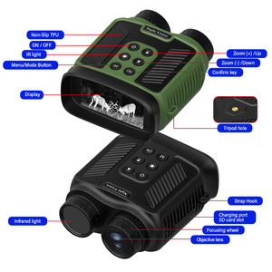 Gafas de <span class=keywords><strong>Visión</strong></span> <span class=keywords><strong>Nocturna</strong></span> Binoculares DT59 2.5K 10X de Última Generación con Batería de Litio Recargable Integrada de 5000 mAh para Vendedores de <span class=keywords><strong>Amazon</strong></span>, Ebay y Temu - Product Image 5