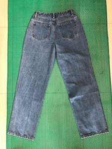 Jeans en denim patchwork à imprimé léopard pour femmes Jeans droits bleus délavés personnalisés pour femmes - Product Image 5