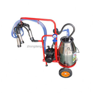 เครื่องรีดนมวัวแกะอูฐขนาด 25L/30L/40L แบบสั่นสะเทือน สำหรับใช้ในครัวเรือน แบบเคลื่อนย้ายได้ ถังเดี่ยว พร้อมปลั๊กไฟ - Product Image 1