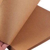 Papier kraft brun de qualité SCA YUEHAO, simple face lisse, anti-salissure, résistant à l'humidité, en pâte chimique, pour emballage et impression numérique