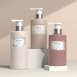 Ofertas Destacadas Runxuan: Envases Cosméticos Vacíos de 500 ml para Cuidado de la Piel, Botellas de Plástico PET de 600 ml con Bomba para Champú, Bronceador y Aceite Corporal - Product Image 1