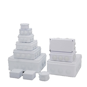 Plastic Case Outdoor Instrument Electrical Project Electronic Project Housing with holes PVC Electric Junction Box Waterproof