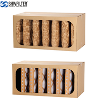 Nouveau filtre à peinture en carton OEM haute efficacité, haute résistance à la température, filtre à peinture sèche en forme de nid d'abeille, filtration à 98%