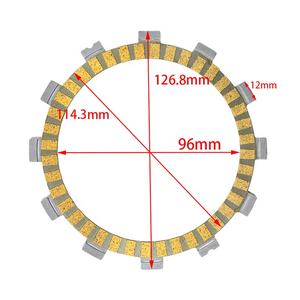 Placa de fricción de embrague de motocicleta, accesorio para <span class=keywords><strong>SUZUKI</strong></span> DR200 LT230 RV200 DF200E DR200SE DR200 GSF250 <span class=keywords><strong>Bandit</strong></span> GSXR250 LT-F250 Hyosung GA125 - Product Image 3
