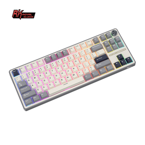 Clavier mécanique filaire RK R87Pro RK <span class=keywords><strong>ROYAL</strong></span> <span class=keywords><strong>KLUDGE</strong></span> 80% DIY Hotswap avec touches PBT Colorblock Teclado Mecanico - Product Image 4