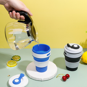 <span class=keywords><strong>Gobelet</strong></span> à café <span class=keywords><strong>pliable</strong></span> en silicone <span class=keywords><strong>personnalisable</strong></span>, sans BPA, de qualité alimentaire, réutilisable, portable, <span class=keywords><strong>pliable</strong></span>, <span class=keywords><strong>gobelet</strong></span> à boire - Product Image 3