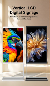 65 "trong nhà di động thông minh máy nghe nhạc quảng cáo Màn hình <span class=keywords><strong>LCD</strong></span> hiển thị áp phích quảng cáo thiết bị màn hình cho trung tâm mua sắm - Product Image 2