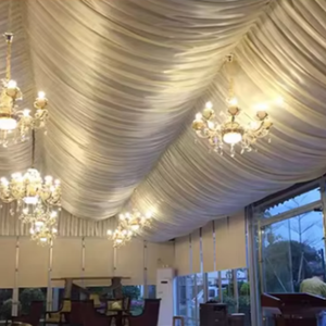 Tentes de réception de luxe transparentes en aluminium avec cadre blanc et couverture en PVC transparent pour événements de <span class=keywords><strong>mariage</strong></span> et fêtes, pour 500 personnes avec chaises - Product Image 5