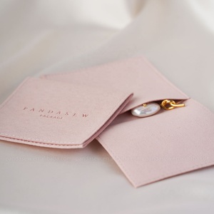 PandaSew Custom logo Microfiber <b>Envelope</b> Jewelry Packaging <b>Gift</b> Pouch Jewelry Bag - Product Image 4