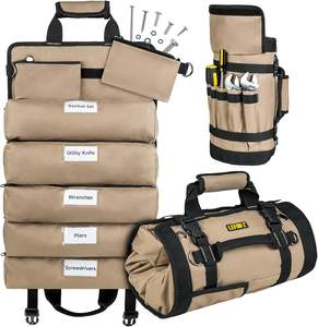 Échantillon gratuit : Sac de rangement enroulable pour outils, organiseur de poche, seau, trousse de premiers secours automobile, étui de rangement enroulable, porte-outils suspendu, sac de transport - Product Image 4