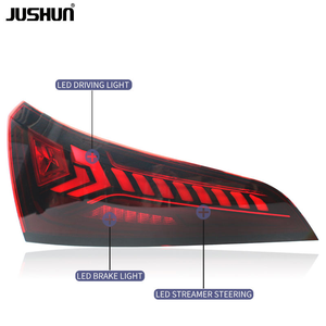 Accessoires automobiles JUSHUN : Feux arrière pour <span class=keywords><strong>Audi</strong></span> <span class=keywords><strong>Q5</strong></span> (2008-2018) – Clignotants dynamiques à LED et feux stop modifiés, Plug and Play - Product Image 6