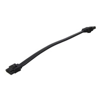 Cable de Datos SATA 3.0 SATAIII de 6 Gbps para Disco Duro HDD/SSD de PC y Portátil - Negro de 6 Pulgadas con Conector de Bloqueo