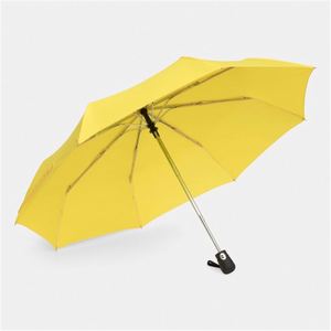 Parapluie de voyage pliable entièrement automatique personnalisé avec impression de logo 8K, imperméable, adhésif, pour cadeaux d'affaires, adultes, en pongé - Product Image 2