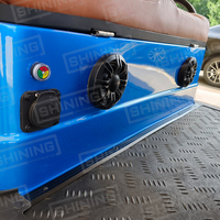 Carrito de Golf Eléctrico Shininglsv de 72V con Batería de Litio para 4 Pasajeros y Freno Electromagnético