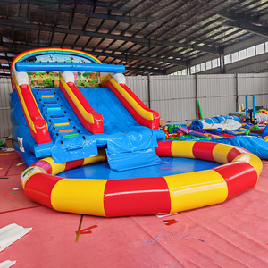 Castillo Inflable Comercial para Exteriores con Piscina y Tobogán, Brincolín para Niños, Entretenimiento para Parques de Diversiones - Product Image 6