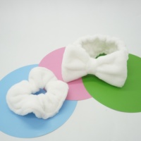 Ensemble de bandeaux et chouchous pour le lavage du visage et le spa, combinaison bracelet et bandeau, personnalisable