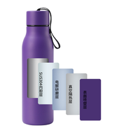 Bouteille isotherme classique en acier inoxydable de 500 ml avec couvercle à cordon, idéale pour les cadeaux d'affaires