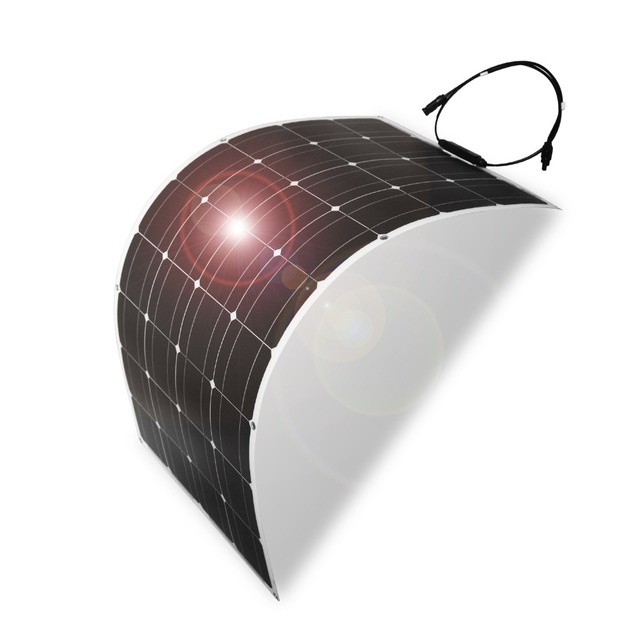China Cheap Flexible Solar Panel 100w Monocrystalline PV Thin Film Solar Panel