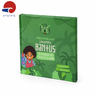 Livre cartonné personnalisé pour enfants, format carré 8 x 8 pouces, impression de livre d'images avec pages en papier couché couleur