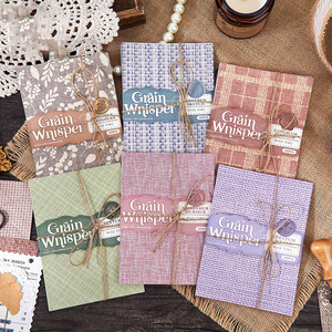 Bloc-notes Weaving Words Vintage Grain Whisper Gingham, 20 feuilles, design Miss Time - Product Image 2
