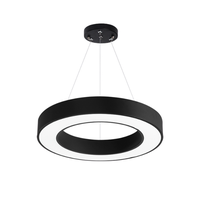 Lustre minimaliste moderne Art linéaire créatif Suspension pour bureau d'étude Suspension