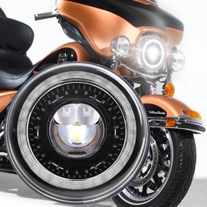 Faro delantero Led clásico para motocicleta, montaje de accesorios para Harley, Thar, <span class=keywords><strong>Jeep</strong></span> - Product Image 2