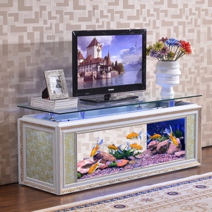 Woonkamer Goudvistank Watervrij <span class=keywords><strong>aquarium</strong></span> Glazen vloer Salontafel Achtergrond Muur TV-kast 1,5-2 meter - Product Image 4