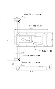 011130-2-In Pièces de carrosserie de fourgonnette Serrure de porte en acier inoxydable - Product Image 6