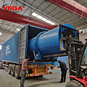 Four de fabrication de charbon de bois sans fumée Machine de carbonisation activée rotative continue avec dépoussiérage - Product Image 5