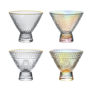 Copa de Vidrio para Postre, Cócteles y Fiestas, con Base Pesada, para Bar, Uso Diario y Té de <span class=keywords><strong>la</strong></span> <span class=keywords><strong>Tarde</strong></span> - Product Image 3