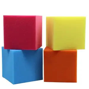 Spugna per cubi di schiuma colorata per bambini in schiuma di poliuretano per bambini educativi