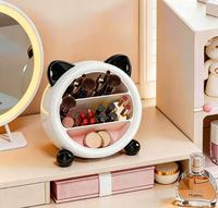 Boîte de rangement de bureau multi-compartiments à motif de dessin animé mignon, idéale pour stylos, crayons, fournitures scolaires, cosmétiques et petits objets – Offre spéciale