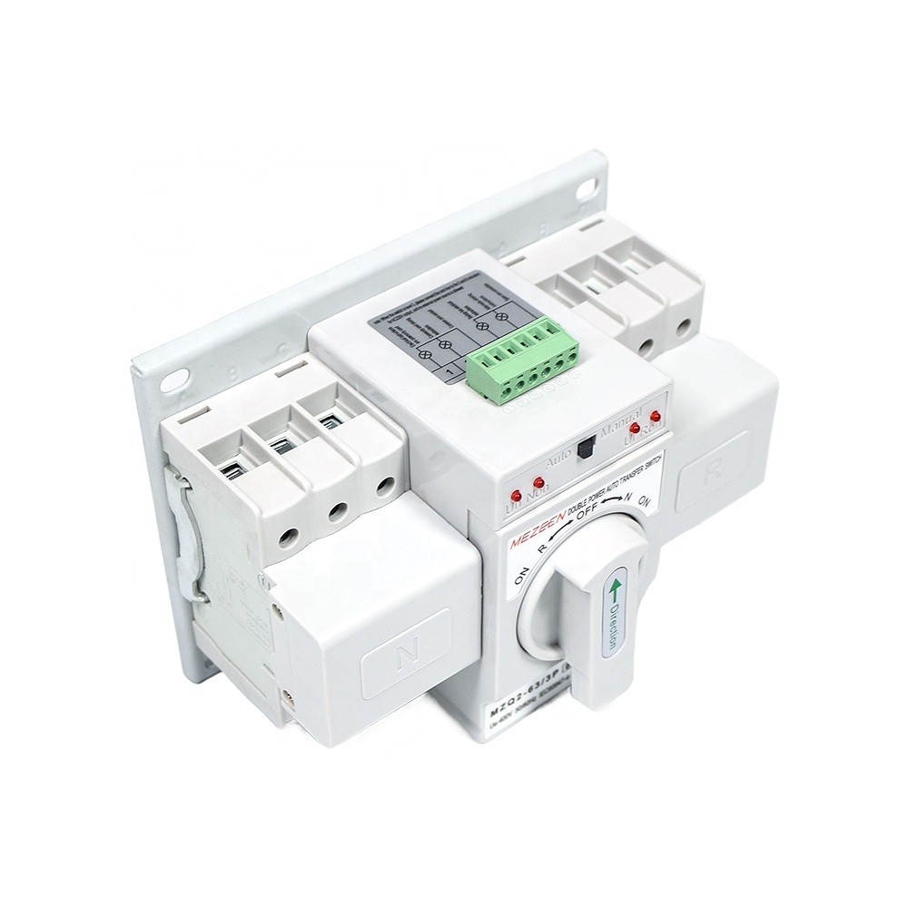 Interrupteur De Transfert Manuel Double Alimentation 4P 63A - MTS AC Disjoncteur Triphasé